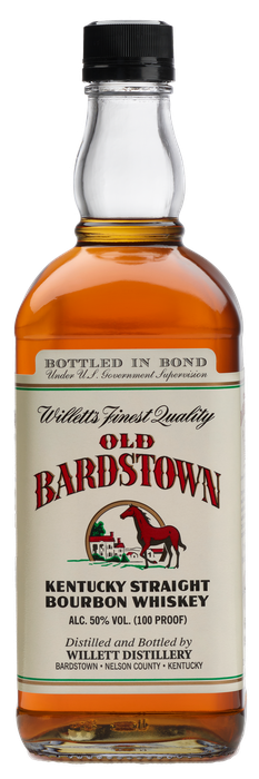 The Old Bardstown Bottled-in-Bond bottle from Willett Distillery